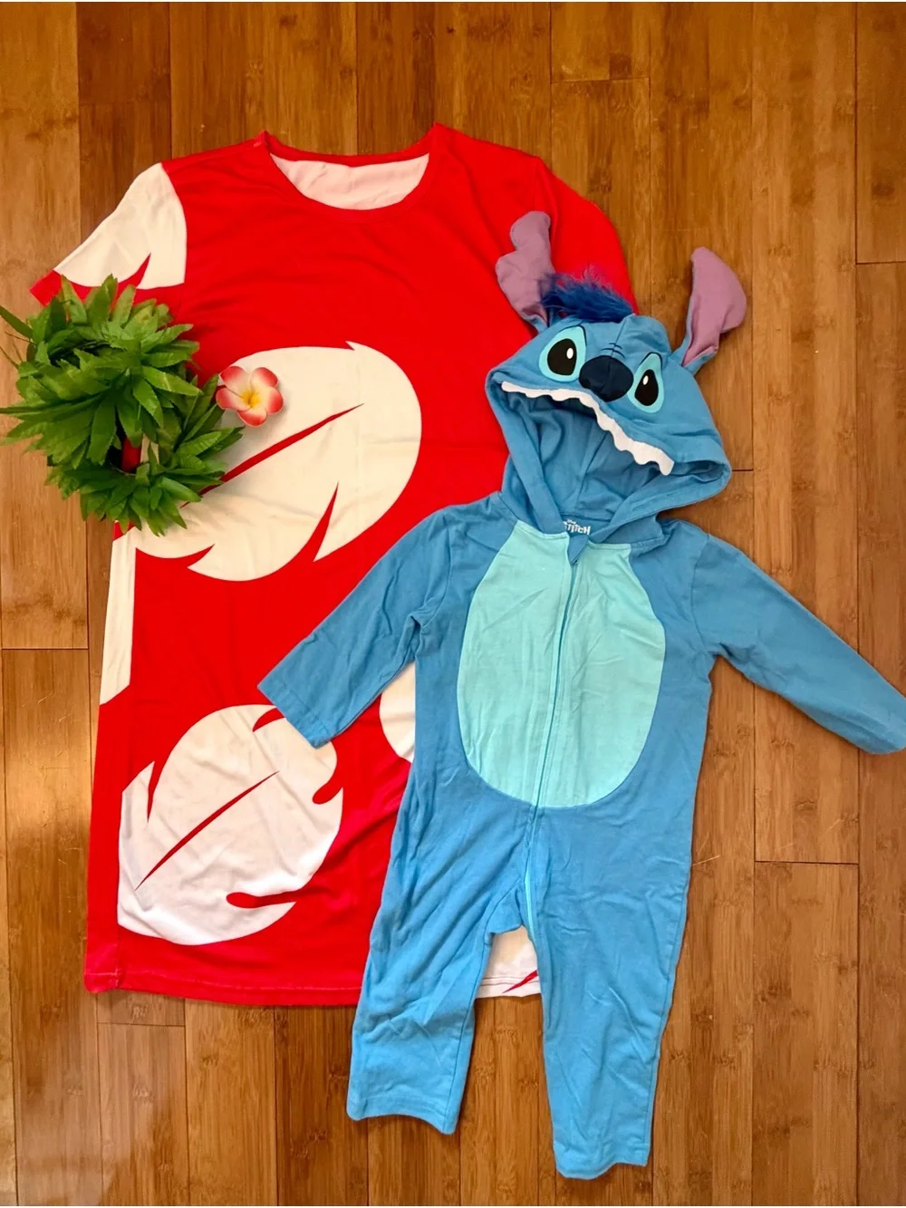 Lilo and Stitch Mommy/xl Girls and Toddler  18-24m Costume Set